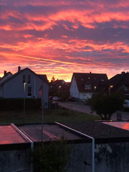 Lichteffekte am Morgen, 10 / 24, Vorderpfalz Ludwigshafen