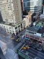 Blick aus dem RIU Plaza New York Times Square ( 14. Stock ) auf die darunterliegende Strae.